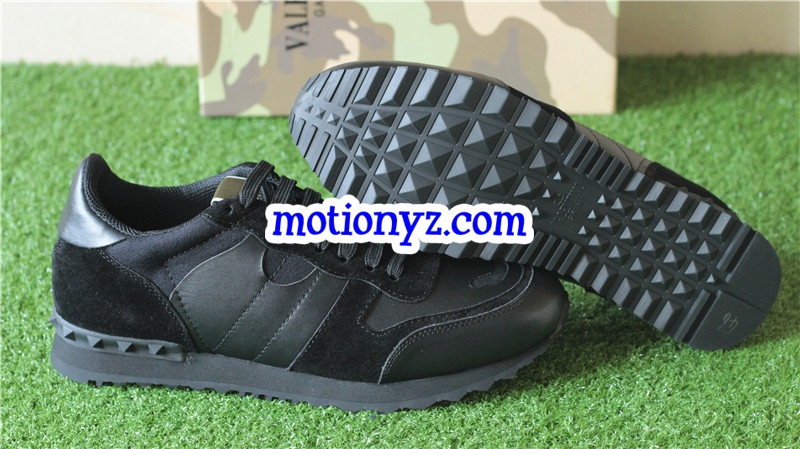 Valentino Noir Rockrunner Black Camo Sneaker